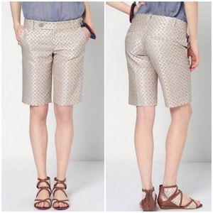 Anthropologie Cartonnier Go For the Win Bermuda Short Sz 8